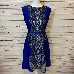 Royal Blue A-Line Dress